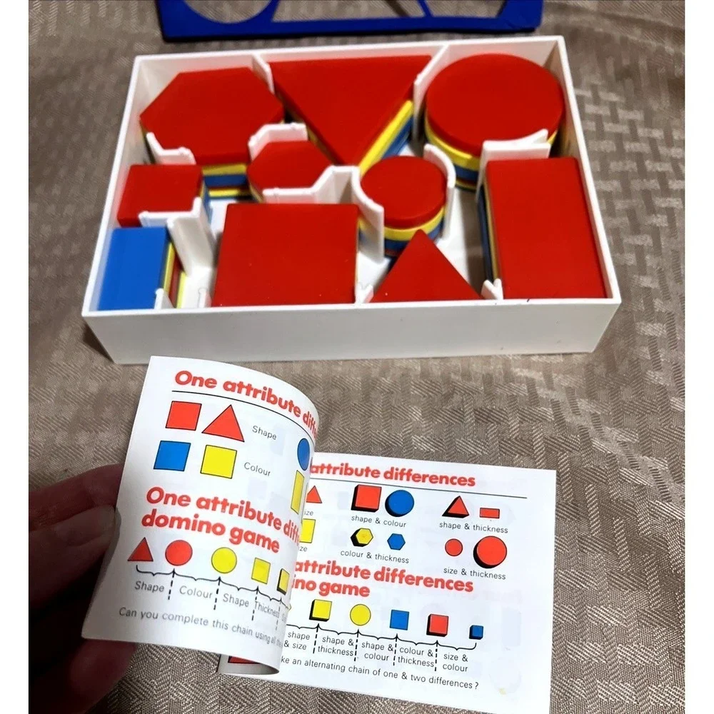 NEW Invicta Learning By Logic 60 Pc. Geometry Plastic Shapes Color Sorting STEM